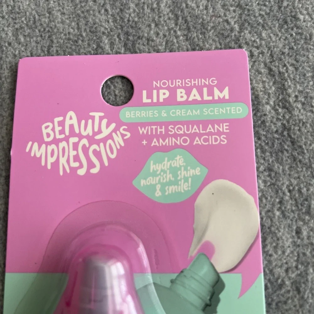 Beauty Impressions Nourishing Lip Balm Berries & Cream Viral TikTok Squalane New